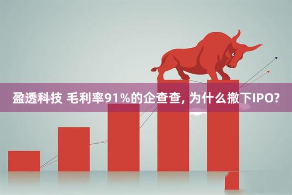 盈透科技 毛利率91%的企查查, 为什么撤下IPO?