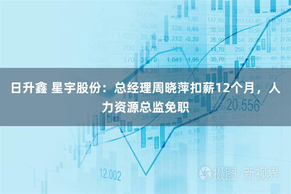 日升鑫 星宇股份：总经理周晓萍扣薪12个月，人力资源总监免职